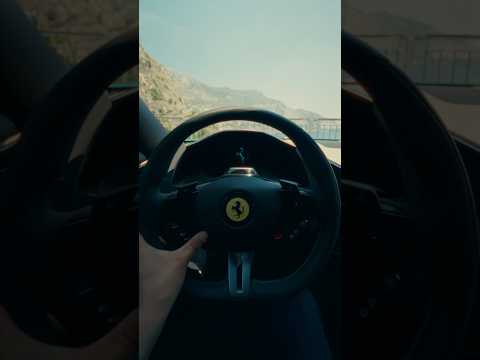  Step inside. Press the start button. Let the world première begin. #FerrariAmalfi #Ferrari 