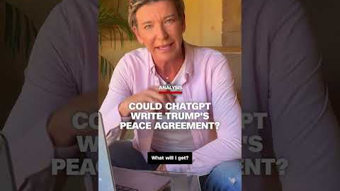 Analysis: Could ChatGPT write Trump’s peace agreement?