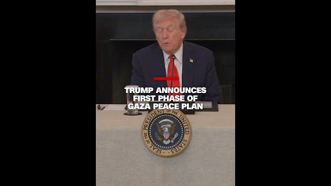 Trump announces first phase of Gaza peace plan
