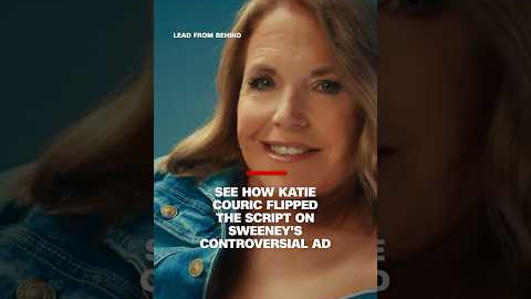 See how Katie Couric flipped the script on Sweeney’s controversial ad