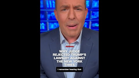 Why judge rejected Trump's lawsuit against the New York Times