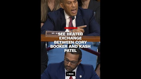 See heated exchange between Cory Booker and Kash Patel