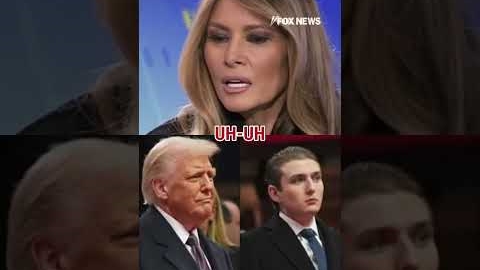 Melania Trump credits Barron for Trump's media campaign strategy #trump #shorts #melaniatrump