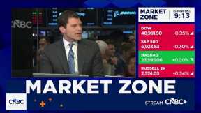 Dow closes lower after setting intraday record high earlier in session