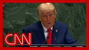 Trump goes off-script during the United Nations General Assembly