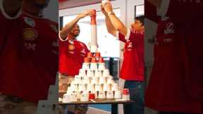  What happens when two F1 drivers take on our Esports stars… with paper cups? 😅 Watch the full video 