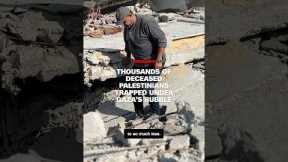 Thousands of deceased Palestinians trapped under Gaza’s rubble