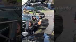 CHAOTIC SCENE: Federal agents forcefully remove a woman from her car amid anti-ICE protests #us #fox