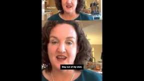 Katie Porter to staffer: 'Get out of my f**king shot'