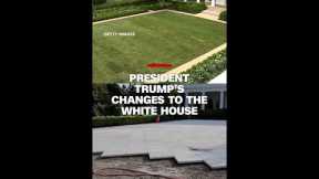 Trump's latest WH renovations include 'Presidential Walk of Fame'