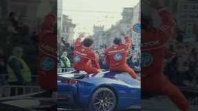  Looking back at a magical evening in Milan 🤩 #F1Shorts #ScuderiaFerrari 