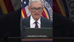 Powell: Economy is on 'firm footing'