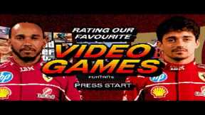  Lewis Hamilton and Charles Leclerc Rate Classic Video Games! 