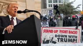 Support for Trump's immigration policies SINKS amid ICE operations & protests in Minneapolis