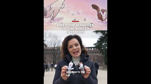 Meet Tina and Milo: the mascots of the Winter Olympics