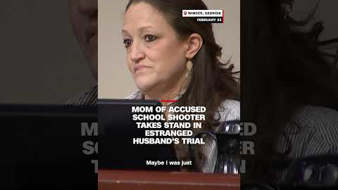 Mom of accused school shooter takes stand in estranged husband's trial