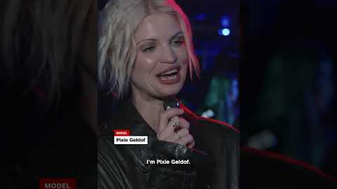 An inside view of the Burberry fashion show