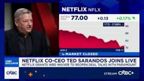 Netflix co-CEO: Paramount has been 'flooding the zone' and confusing Warner Bros. shareholders