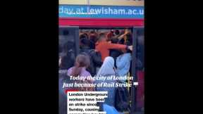 Social media videos show impact of London Underground strikes