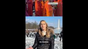 Monks walk 2,300 miles across country for peace