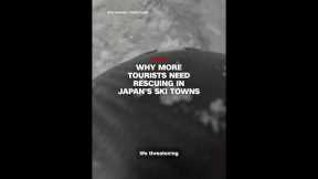 Why more tourists need rescuing in Japan's ski towns