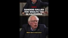 Sanders rallies for wealth tax in California