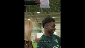 'I'm speechless': Bukayo Saka reacts to unseen letter from parents