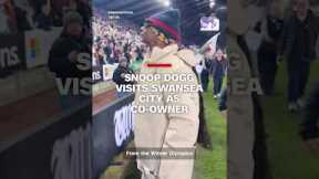 Snoop Dogg visits Swansea City as co-owner