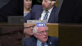 Sen. Mullin RIPS Bernie Sanders during hearing: 'You're part of the problem!' #shorts #foxnews