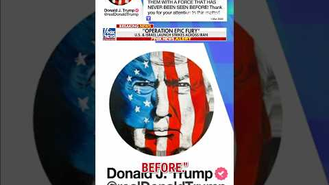 Trump WARNS Iran against retaliation, Iranian president responds #shorts #foxnews #iran #trump