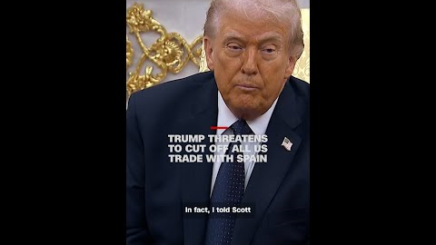 Trump threatens to cut off all US trade with Spain