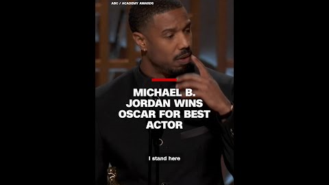 Michael B. Jordan wins Oscar for best actor