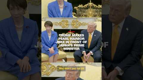 Trump makes Pearl Harbor joke in front of Japan's Prime Minister