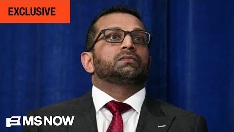 MS NOW EXCLUSIVE: FBI agents concerned Kash Patel is purging staff to distract from his bad press