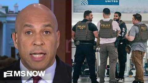 ICE has been doing horrific, hellish things in our communities: Sen. Booker