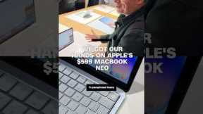 We got our hands on Apple's $599 MacBook Neo