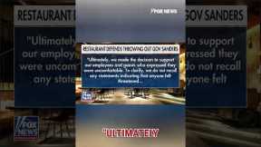 Sarah Huckabee Sanders kicked out of Arkansas restaurant #shorts