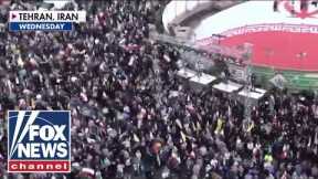 Iranian leader mocks US as THOUSANDS rally against blockade