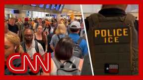 Airport lines hit 3+ hours as ICE aids TSA