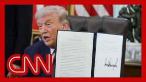 Live: Trump signs executive order in Oval Office