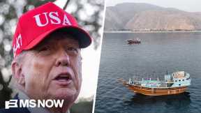 U.S. and Iran exchange strikes after ship struck in Strait of Hormuz amid peace talks