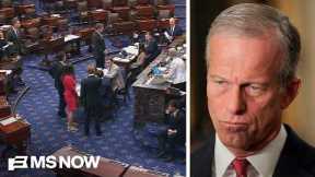 Senate pulls 'ALL-NIGHTER' on GOP's $70 billion immigration bill