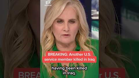 BREAKING: Another U.S. service member killed in Iraq
