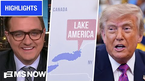 MS NOW reacts to Trump RENAMING Lake Ontario in ‘magic Sharpie' amid Canada trade war | COMPILATION
