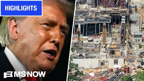 'What he cares about MOST': Trump asks Supreme Court to keep BALLROOM construction | COMPILATION