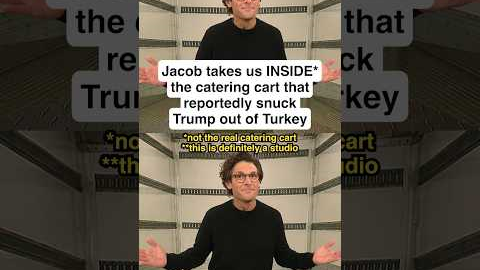 Jacob takes us INSIDE* the catering cart that reportedly snuck Trump out of Turkey