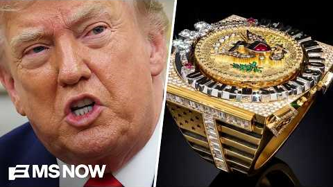 Diamond-encrusted ring becomes new symbol of Trump's corruption