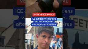 MS NOW EXCLUSIVE: ICE outfits some Haitians with ankle monitors after legal status expires