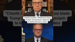 Chaotic bumbler: Whitehouse blasts Trump's blunderbuss approach to tariffs and cost to voters