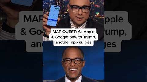 MAP QUEST: As Apple & Google bow to Trump, another app surges